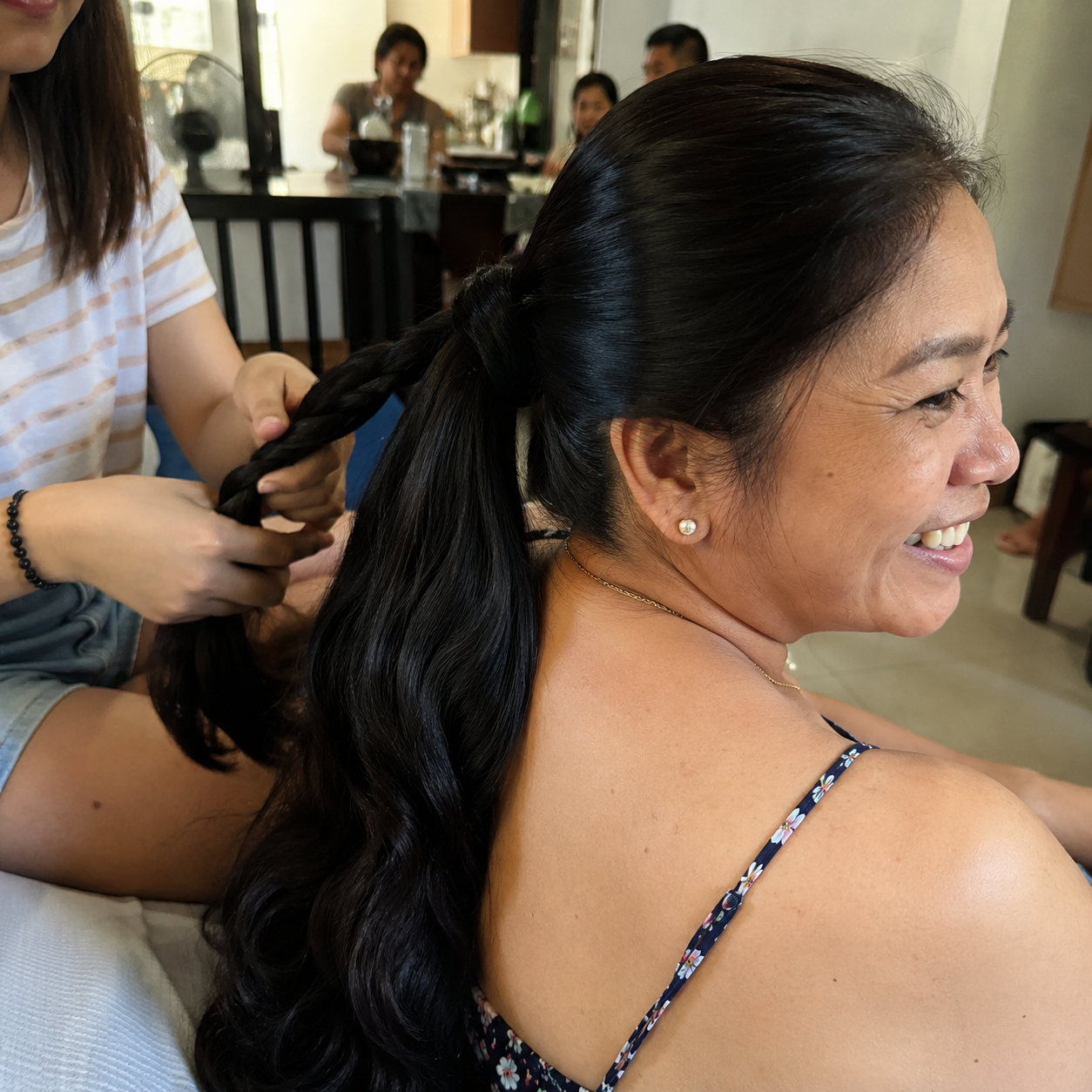 Thick hair again,